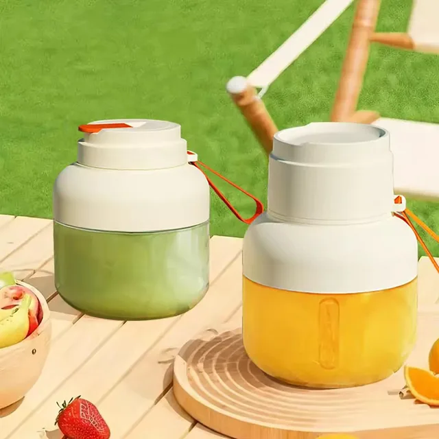 1pc Electric juice blender, USB charging with rubber straw cup, button control, no heating working voltage, portable blender 4