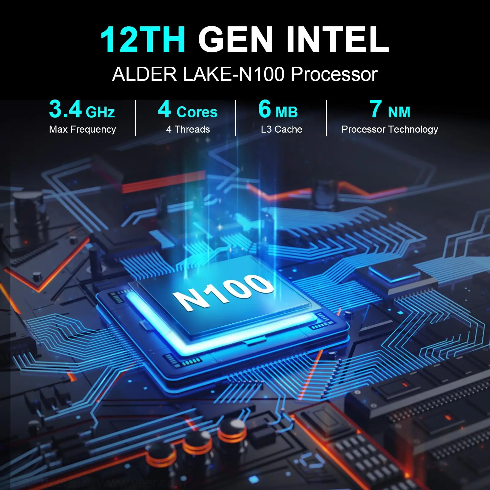 MOREFINE M8S ̴ PC,  N100, 8GB, 12GB,  ھ, DDR5 4800MHz, 1T SSD, PC  LAN, 3x4K, WiFi6, ޴ ũž ǻ ̸