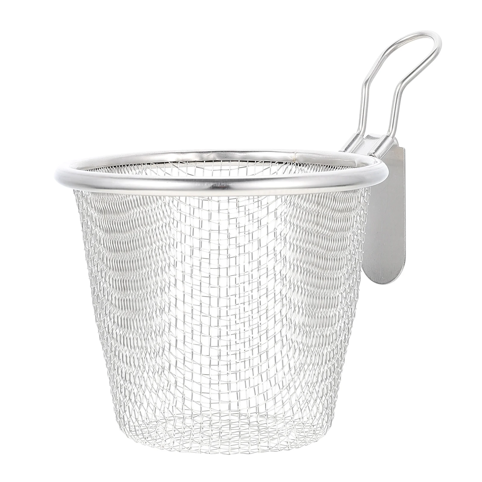 

Mesh Pasta Basket Straining Noodles Pasta Basket with Hook Stainless Steel Spider Strainer Wire Strainer Skimmer Colander Net