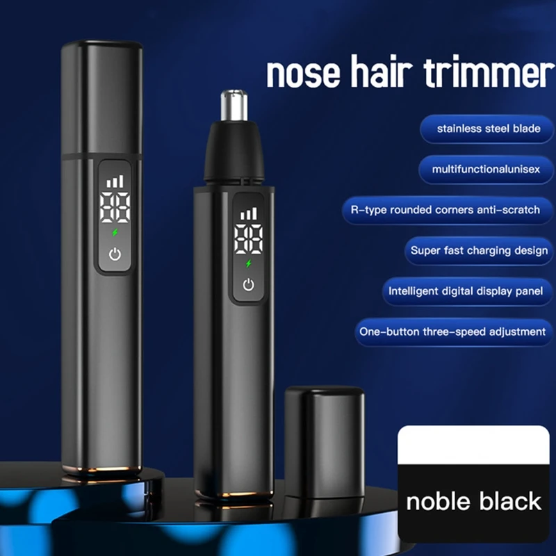 Men's Electric Nose Hair Trimmer USB Rechargeable Ear Trimmer Portable Nose Hair Shaver Waterproof Safe Clean Durable images - 6