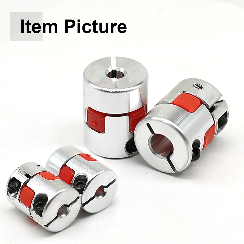 Flexible Coupling D20L25 5x8mm 3mm 4mm 5mm 6mm 6.35mm 7mm 10mm Plum Coupling spider flexible motor coupler aluminium flexible jaw coupling