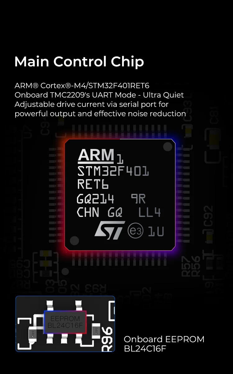 atualização 32bit arm Cortex-M4 suporte marlin e