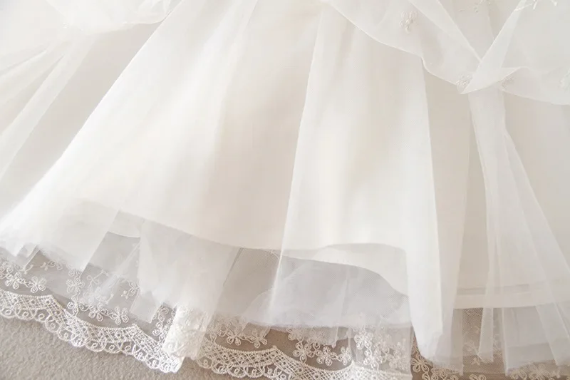 Infant Christening Dress girls dress baby girl dress For 1 Year Baby Girl Shower Dresses