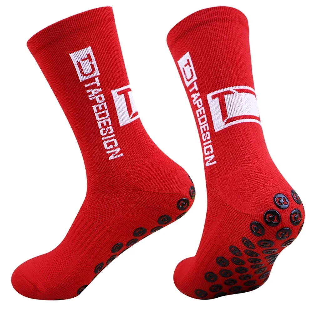Men's Non-Slip Grip Athletic Socks - Ideal for Soccer, Football, Basketball & Cycling