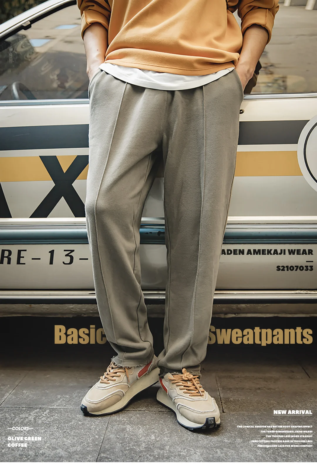 Description Picture 3 of itemMadonna Wei Pants With A Drooping And Casual Elastic Waist Work Suit