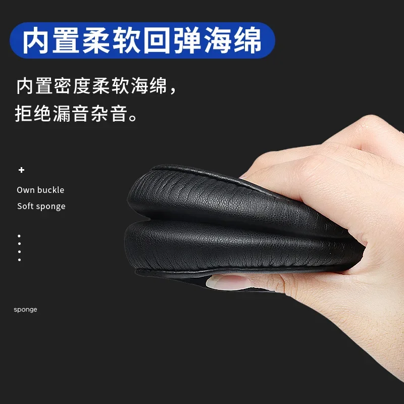 Premium Earpads and Headband Cushion Set with Buckle Holster