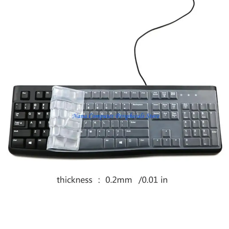 Waterproof Silicone Ergonomic Keyboard Protector Skin Replacement