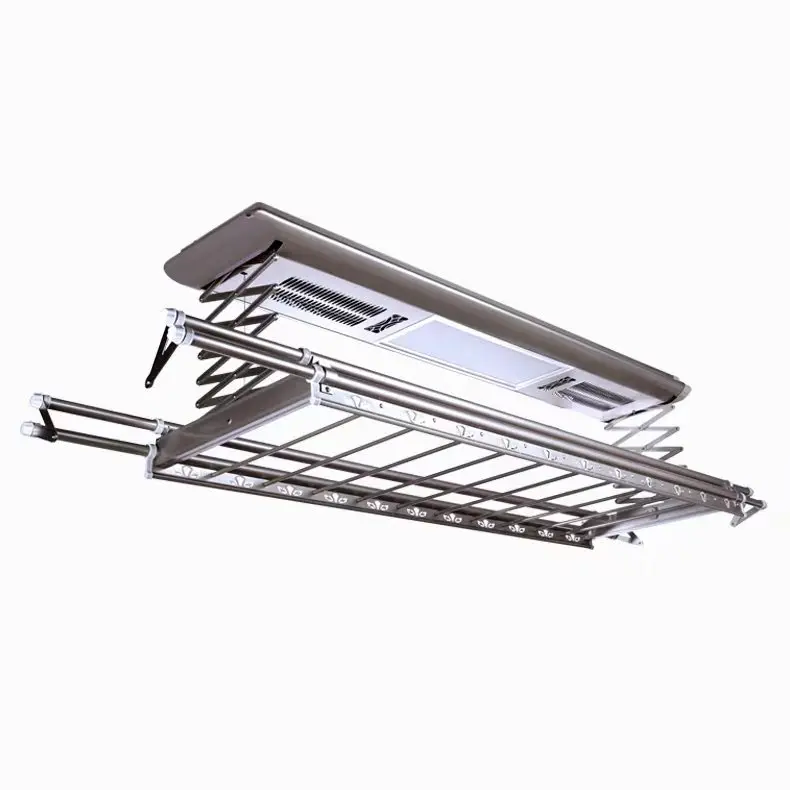 

Smart Electric Heated Clothes Hanger Ceiling Mount Clothes Drying Rack Singapore