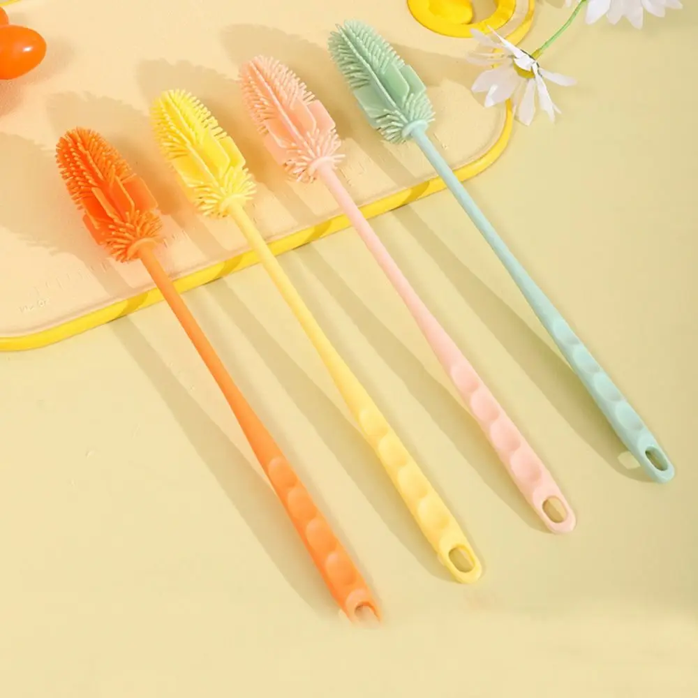 Cup Brush, Long Handle Bottle Cleaning Brush, Tea Stain Removal Brush, No Dead Corner, Multipurpose Kitchen Cleaning Brush 4