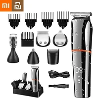 Xiaomi Youpin Hair Clipper 6 In 1 Hair Trimmer For Men Eyebrow Beard Trimmer Fully Washable Electric Hair Clipper Grooming Kit 1