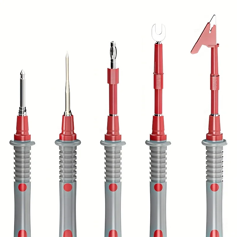 Multimeter Test Leads Kits with Replaceable Needle Probes Alligator Clip 4mm Banana Plug PVC Cable 1000V multimeter test leads kits