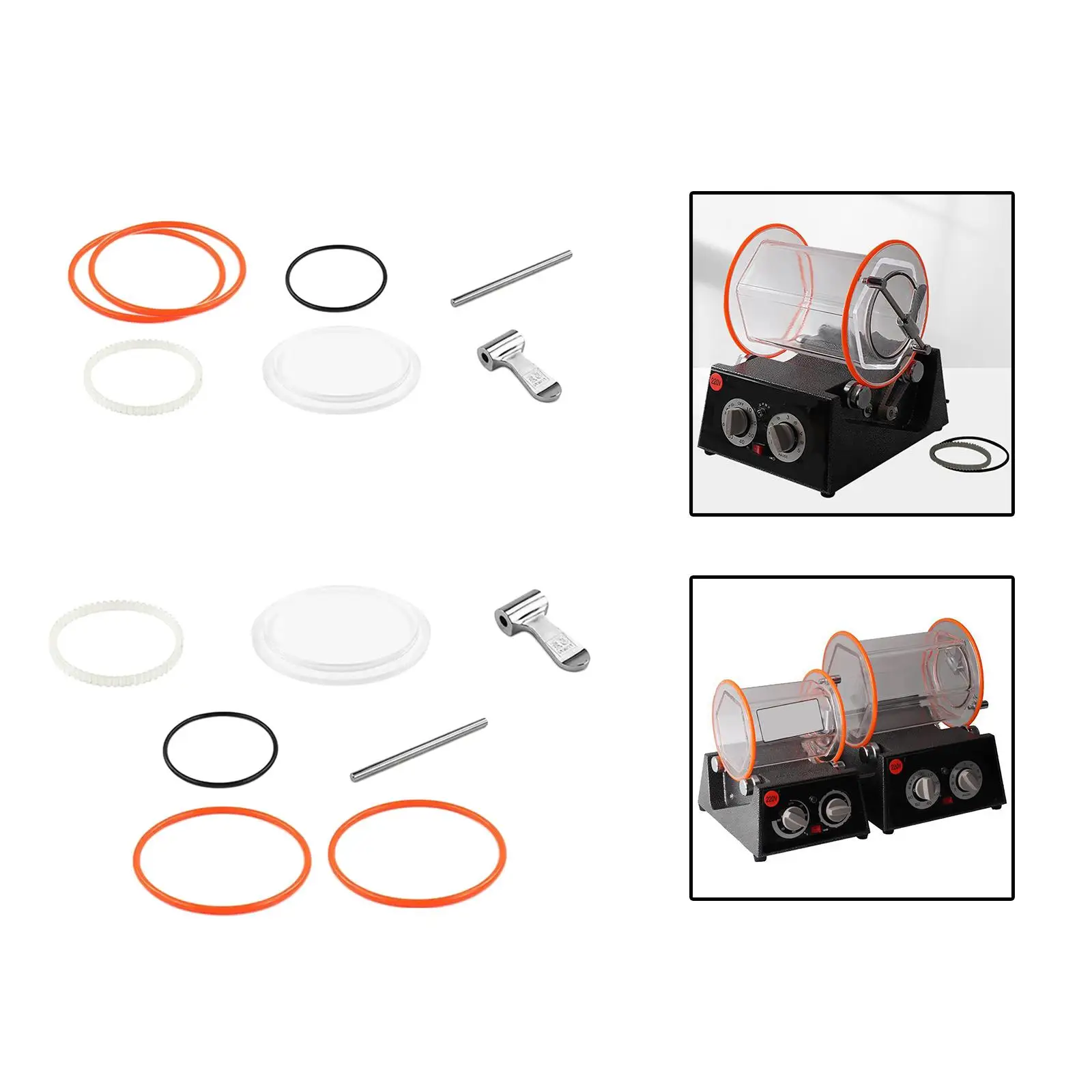 7Pcs Jewelry Rotary Tumbler Polisher Replacement Set Barrel Lock Barrel Lock 7Pcs Jewelry Rotary Tumbler Polisher Replacement Set Barrel Lock Barrel Lock