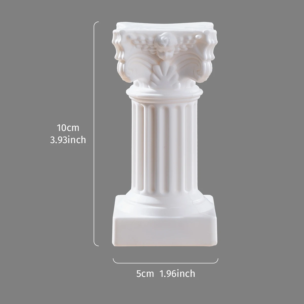 1PC, Roman column sculpture resin handicraft statues, festival decorative candlesticks, Roman column church decorations