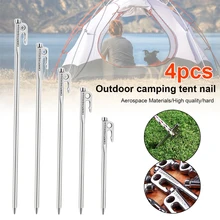 

Tent Pegs Heavy Duty Stainless Steel Tarp Pegs Durable Unbreakable Power Stakes For Canopy Tarp Outdoor Camping Accessory