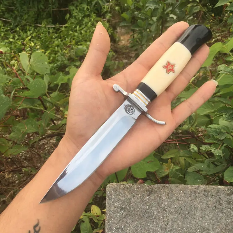 

Ножи Ztech EDC Nkvd Ussr Finka NKVD для выживания на природе охоты Bowie ножи для кемпинга нож с фиксированным клинком прямой Тактический