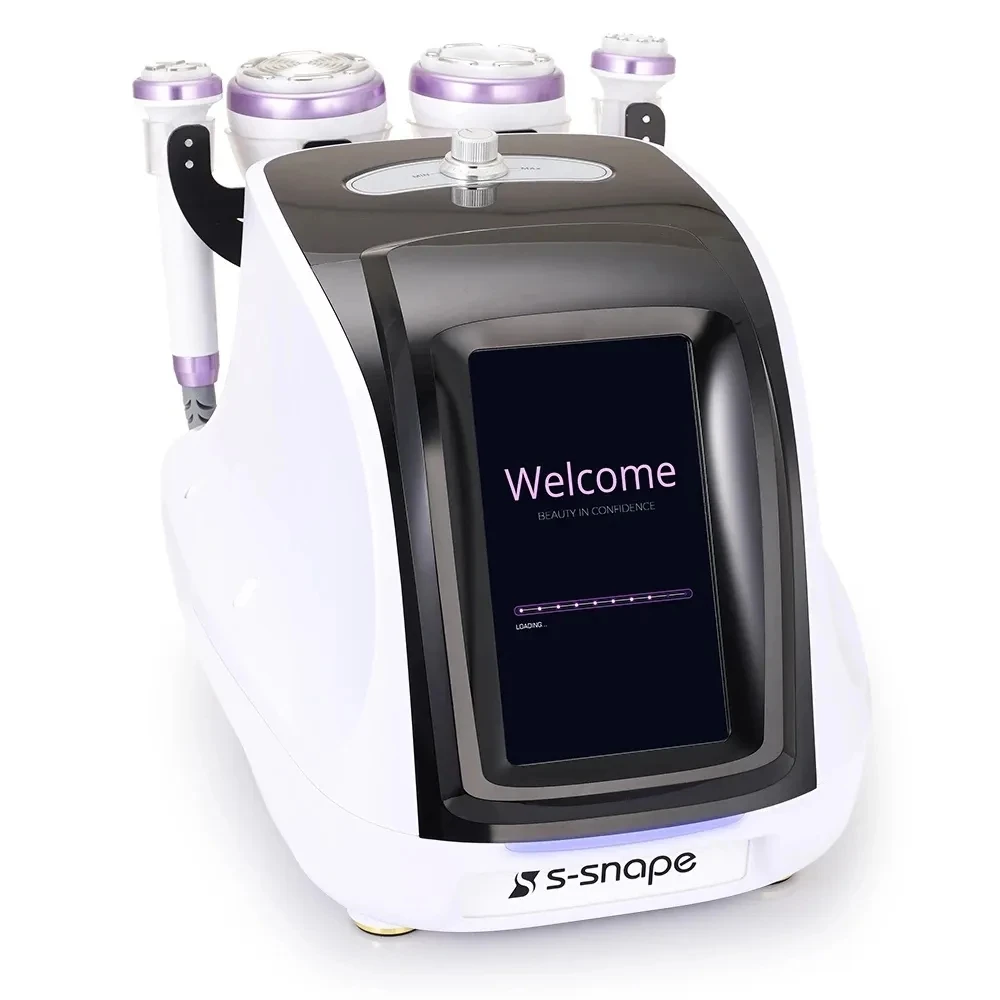 S-SHAPE 30K Cavitation Machine EMS Electroporation Vacuum Suction Radio Frequency Beauty Machine for Weight Loss Face Lifting
