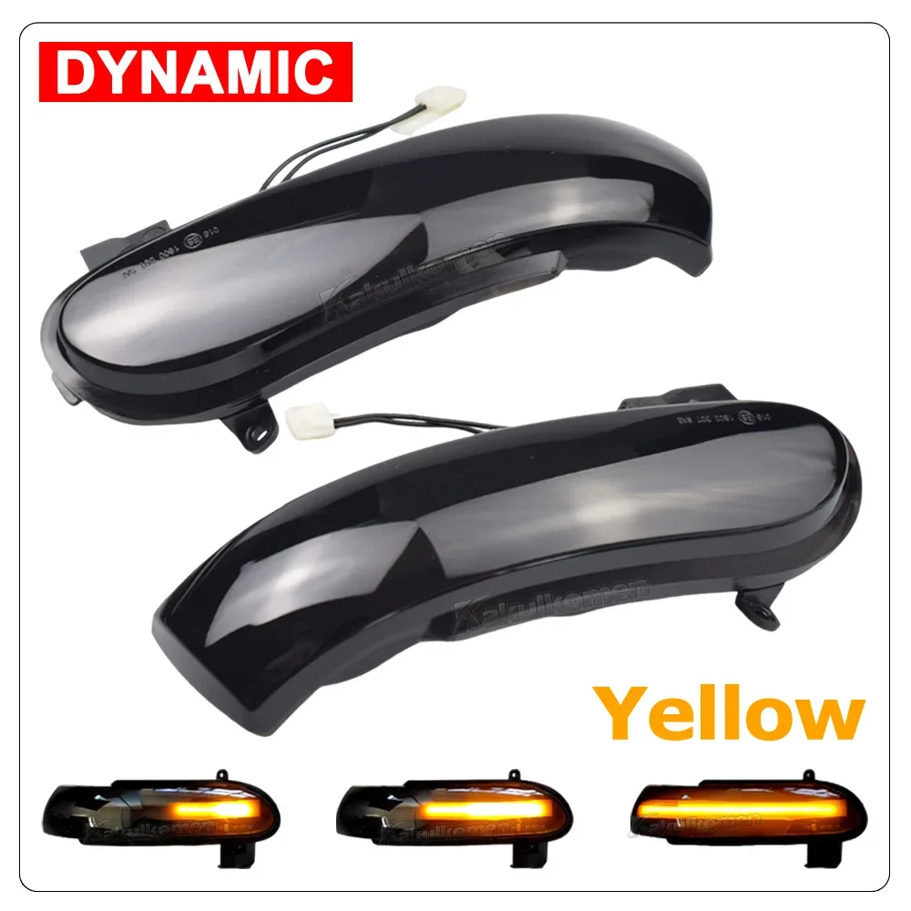 Indicatori Di Direzione Dinamici Per Mercedes SLK R171 E SL R230 – Kit 2 Pezzi, Bianco Trasparente O Nero Fumé, Plug And Play
