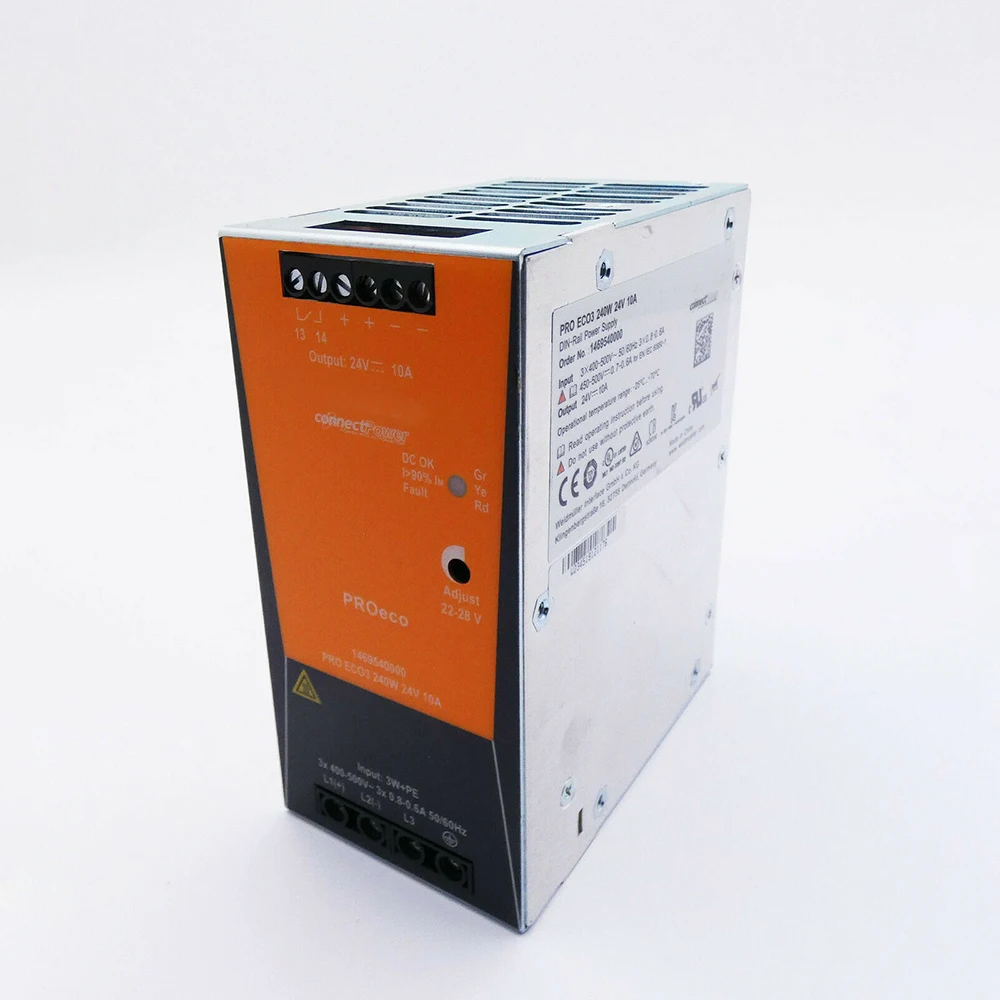 For Weidmuller DIN-Rail Power Supply Three-Phase Power 1469540000 PRO ECO3 240W 24V 10A 2 For Weidmuller DIN Rail Power Supply Three Phase Power 1469540000 PRO ECO3 240W 24V 10A