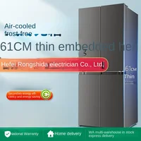 ZF Air Cooling Frostless Double-Open Four-Door Household Large Capacity Ultra-Thin Embedded Energy-Saving Refrigerator 2