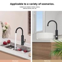 Briwellna chauffe-eau électrique 220V chauffe-eau coulant robinet de cuisine 2 en 1 robinet mélangeur de chauffage de l'eau sans réservoir géyser électrique 5