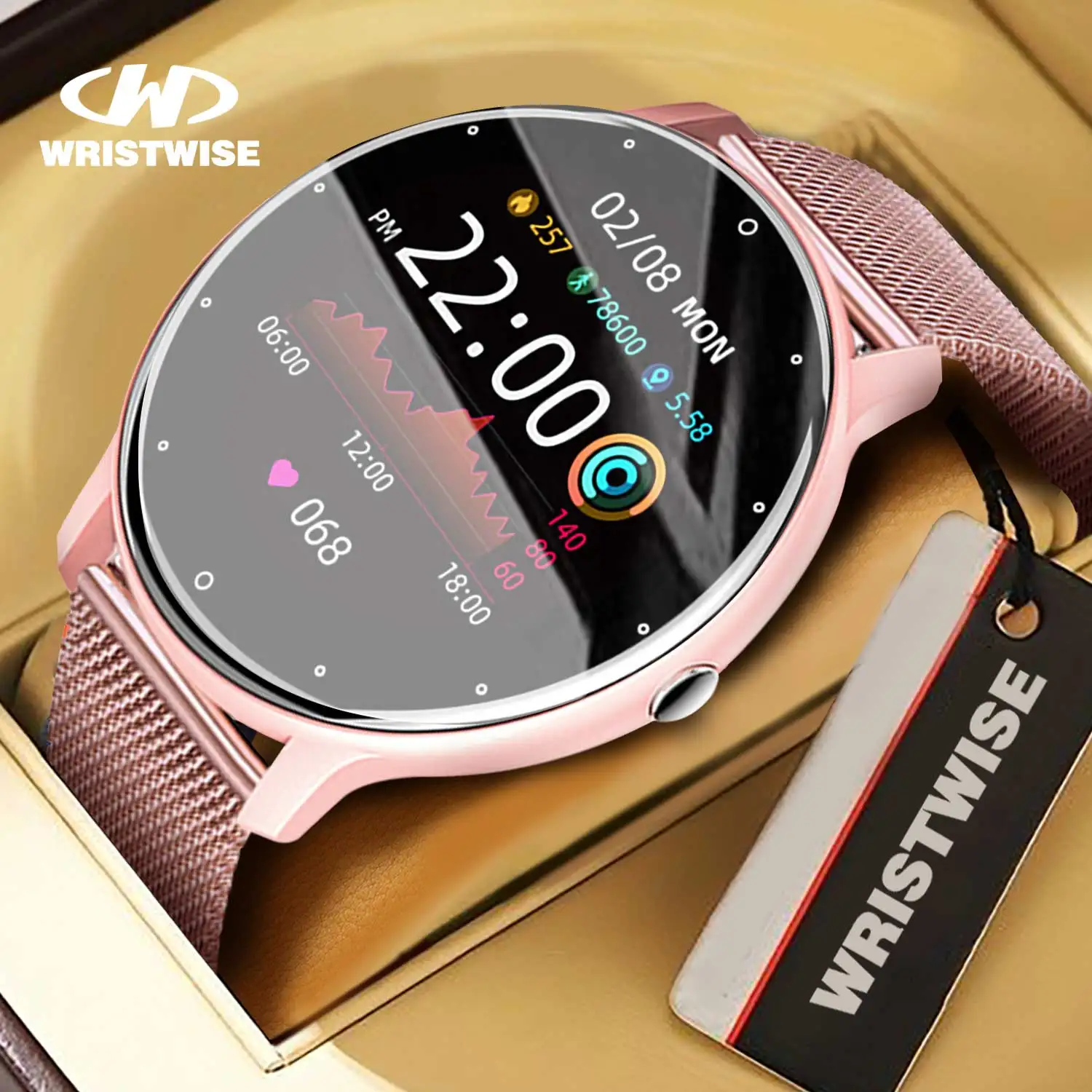 

Electronic Smart watch 2024 woman Smart Watch IP67 Waterproof Bluetooth Sport Fitness Wrist strap luxury watch Men and women