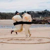 Inflatable Sumo Costume Toy Party Role Play Dress Up Funny Fighter Costumes Suit Disfraz Halloween Adult Cosplay Costumes Prop 2