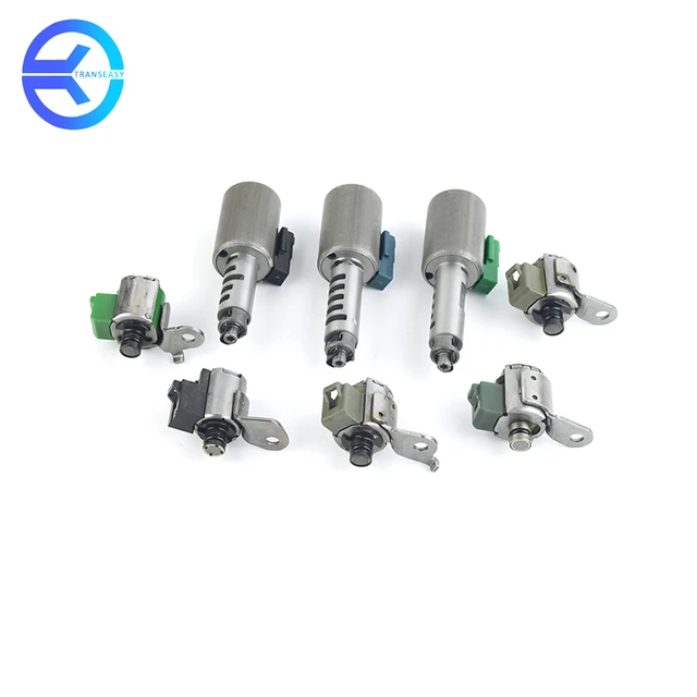 8PCS Complete Transmission Valve Body Solenoids AW55-50SN AW55-51SN Fits  For Saab Gm Volvo Satun AliExpress