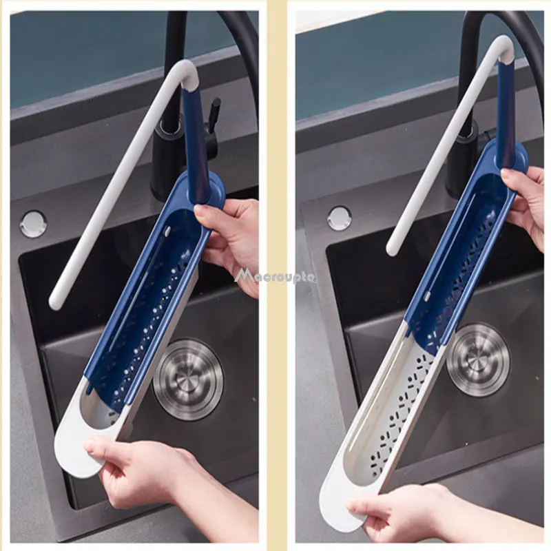 Telescopic Sink Shelf Kitchen Sinks Organizer - Sink Shelf Kitchen Organizer Soap