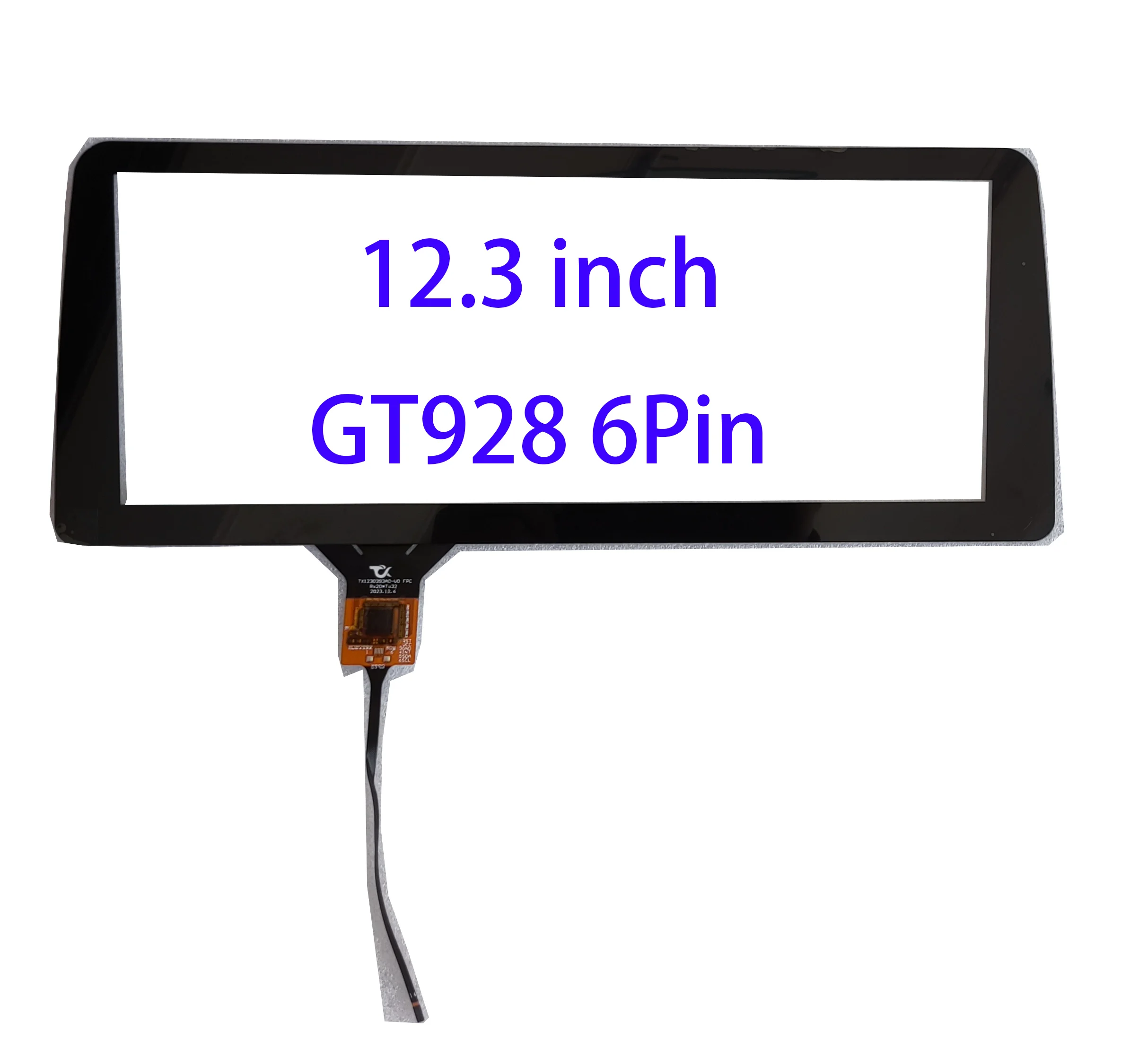 Digitador do Sensor do Tela Táctil Gt928 6pin Tx123j0393a0 335 mm 133 mm 12.3 Polegada