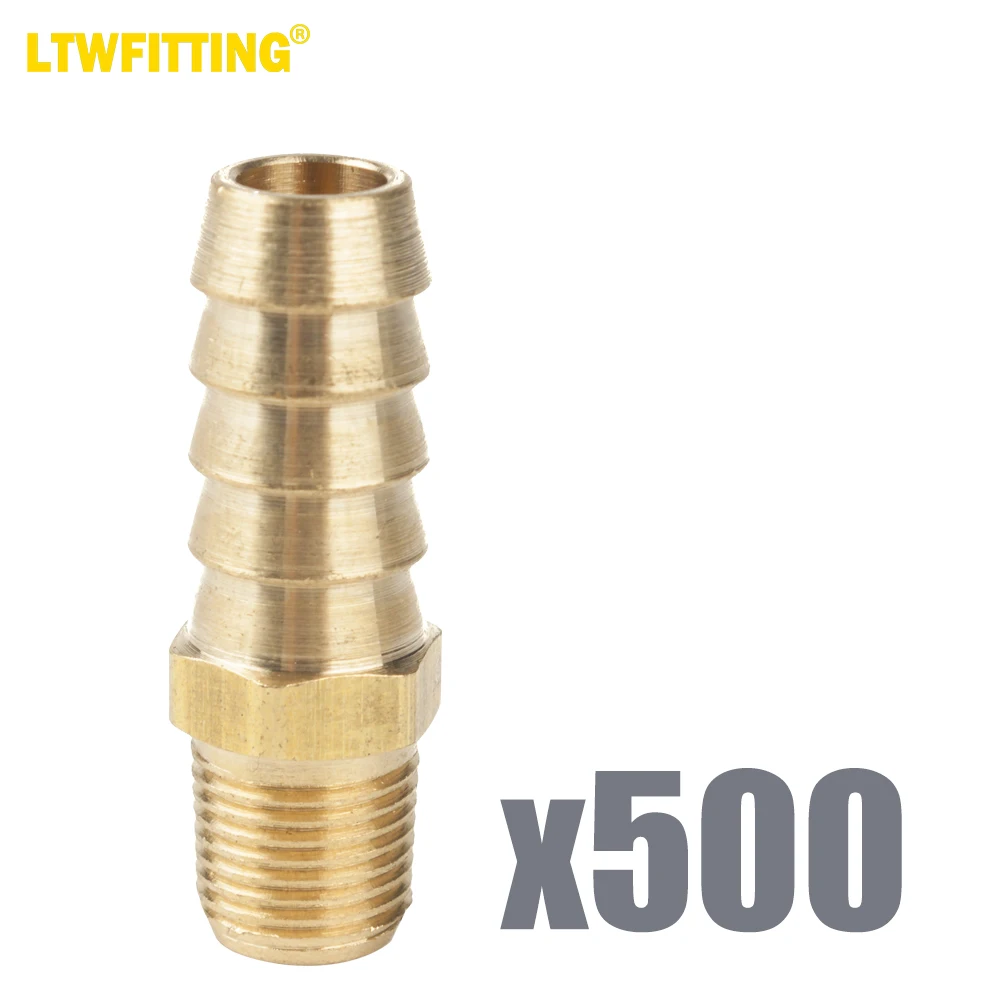 

Латунный штуцер LTWFITTING, штуцер, штуцер для шланга 3/8 дюйма x штуцер 1/8 дюйма, штуцер NPT для топлива, газа, воды (комплект из 500 штук)