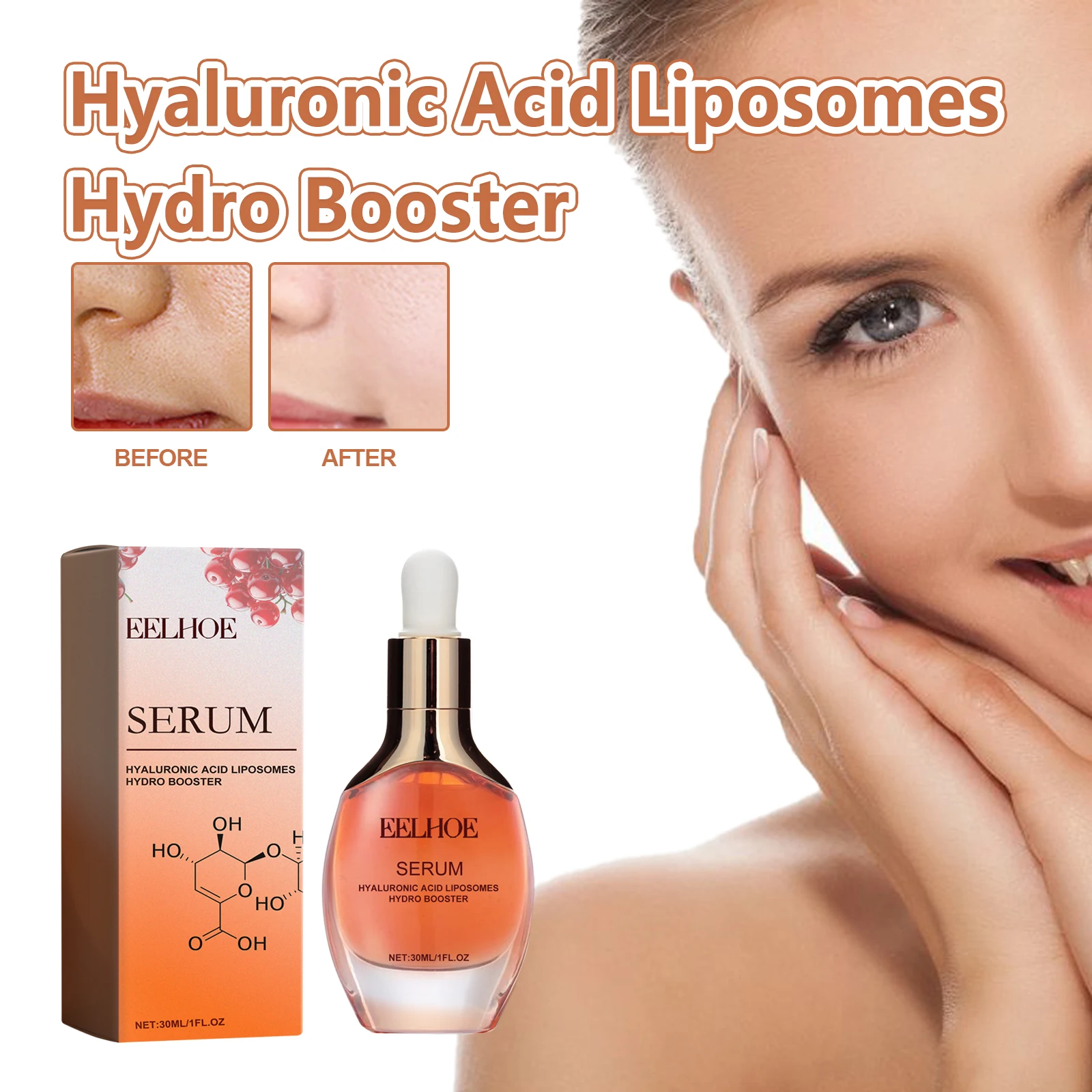 Hyaluronic Acid Facial Essence for Pore Reduction