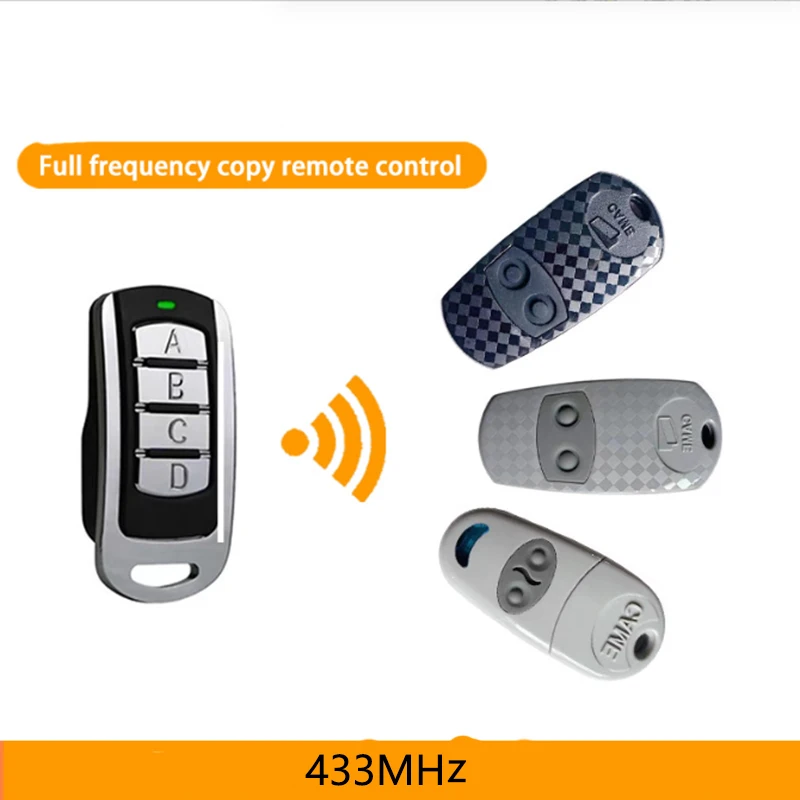 No Brand Wireless Remote Control Garage Door Opener 433MHz & 433 MHZ