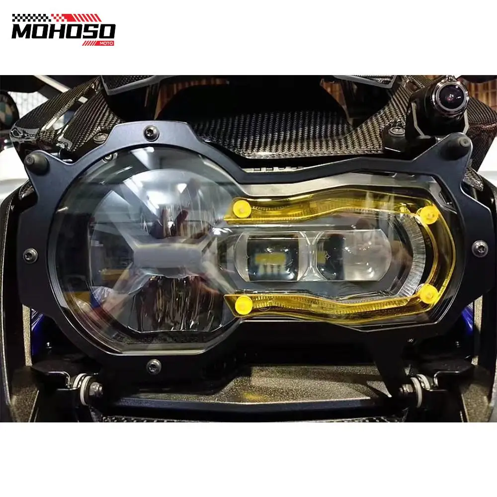 

For BMW R 1200GS R1250 GS GSA R1200GS LC ADV 2013-2023 2022 Motorcycle LED Daytime Running Acrylic light Cover Headlamp patch
