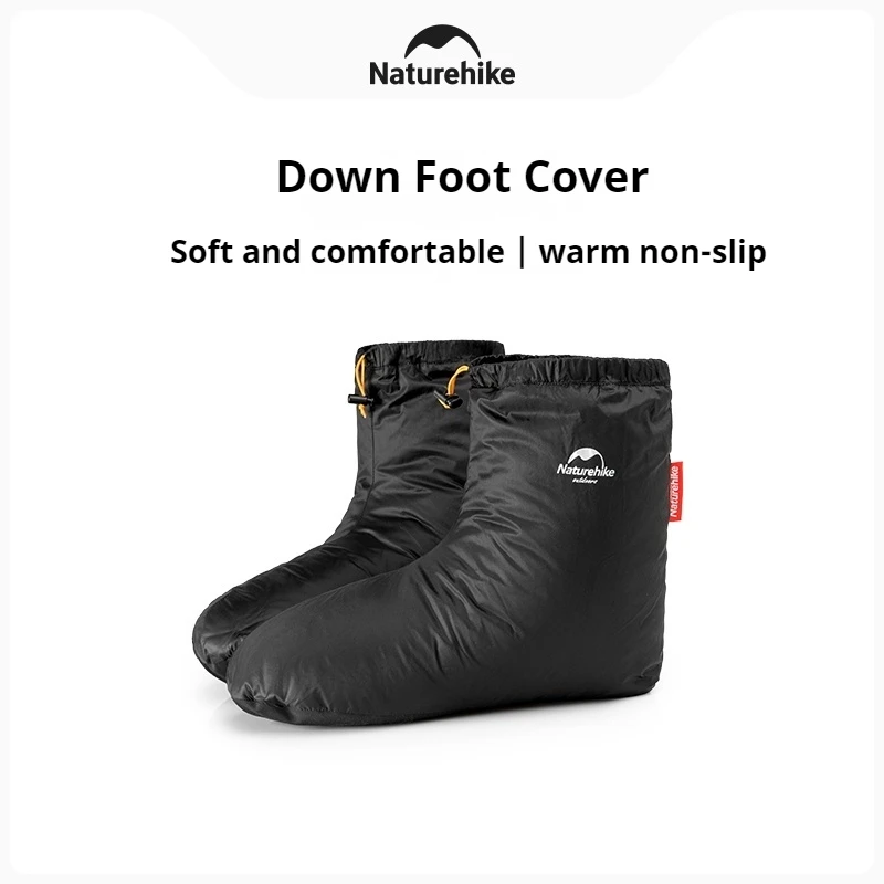 Foot Covers Duck Down Ultralight Waterproof Slipper Winter Shoes Outdoor Camping Hiking Accessory