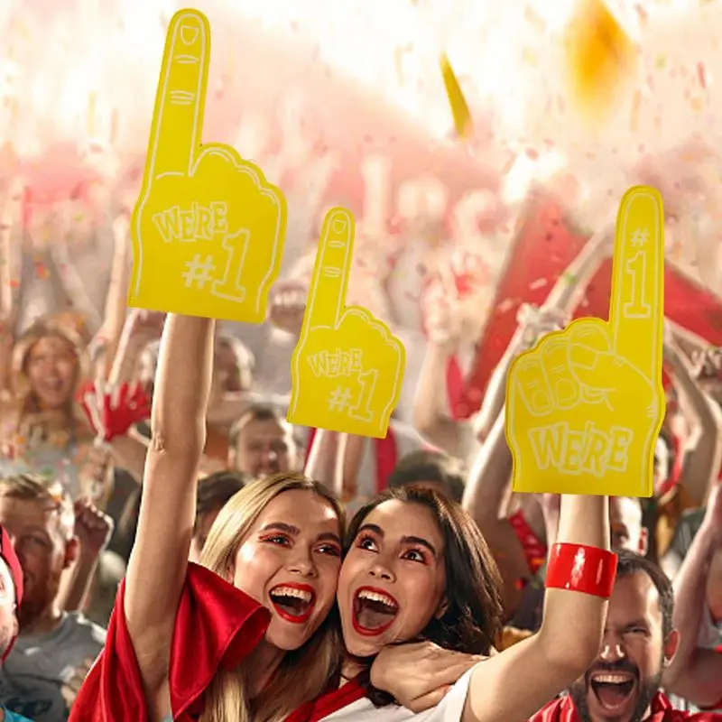 1PC Gladiators Foam Finger giant foam finger inspired sports games by sports fans' fingers Cheerleading Props for Sports Events