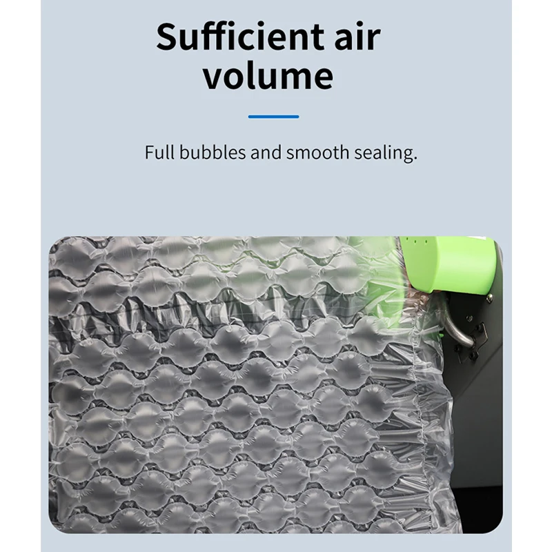 110V/220V Air Cushion Machine Inflator Air Column Bag Automatic Filling Pillow Bag Bubble Machine Bubble Film