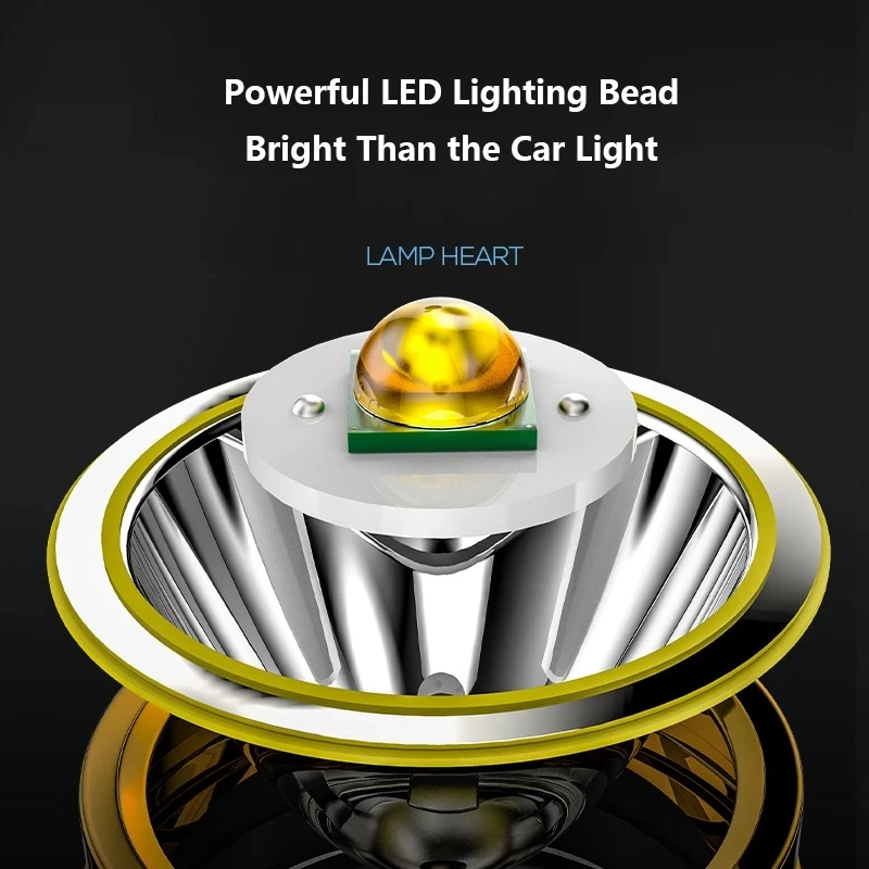 Linterna super potente LED T6 americano (100W) • El Bunkker