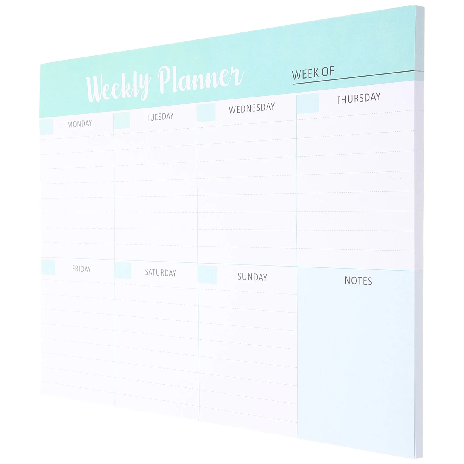 

Weekly Calendar Pad Tear off Meal To-do List Pads Paper Planner Note Schedule Memo