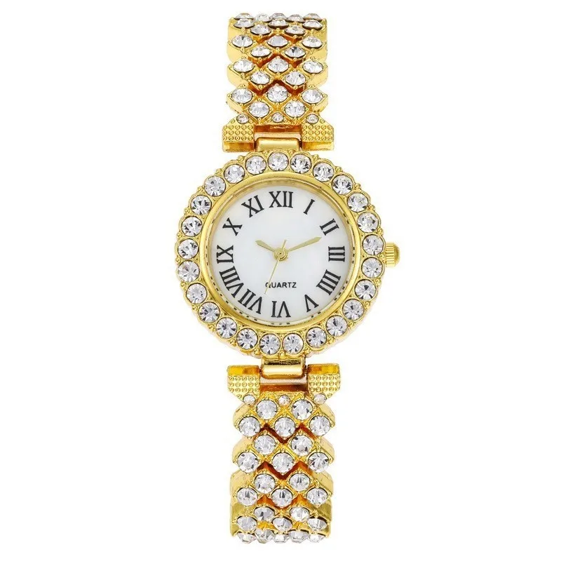Women's Diamond Quartz Watch Elegant Fashion Ladies' Timepiece with Sparkling Quartz Movement