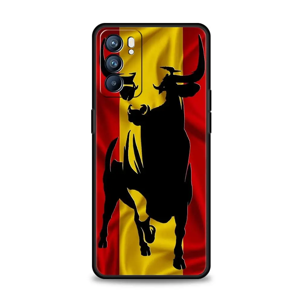 Spain Bull Flag Design Phone Case Cover