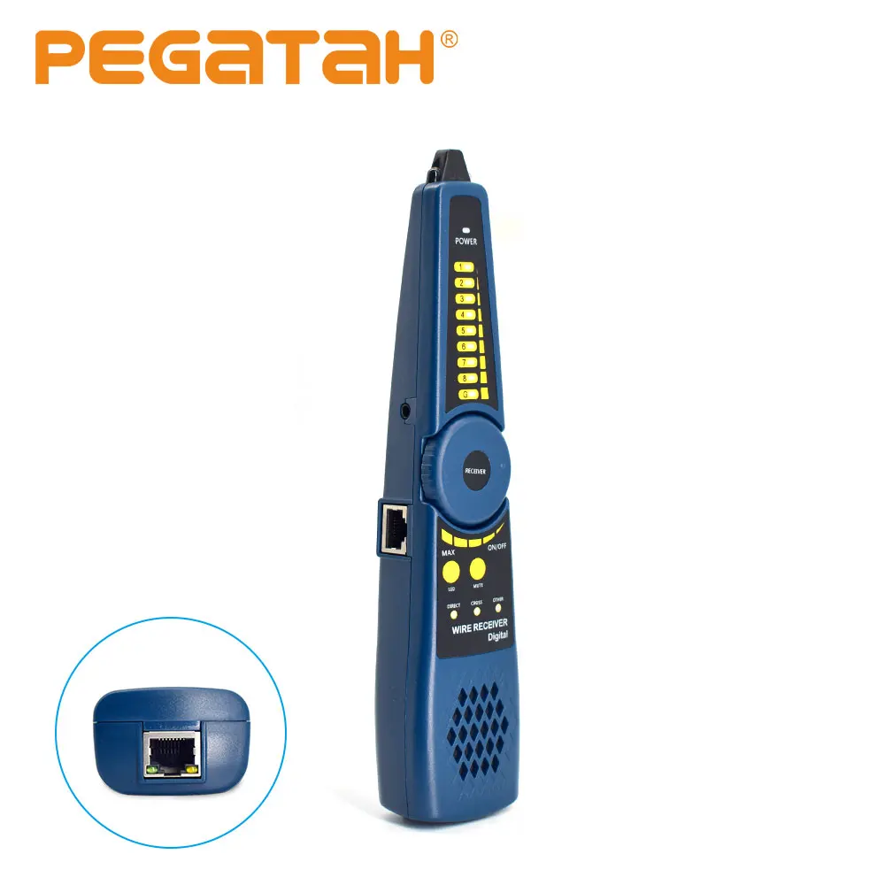 Cable Tester RJ45 Detector Line Finder LAN Network Telephone Wire Tracker Tracer for CCTV Tester 9618 Camera Monitor