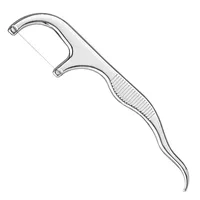 Stainless Steel Toothpick Set Tooth Flossing Reusable Toothpicks Portable Toothpick Floss Teeth Cleaner Oral Cleaning 2