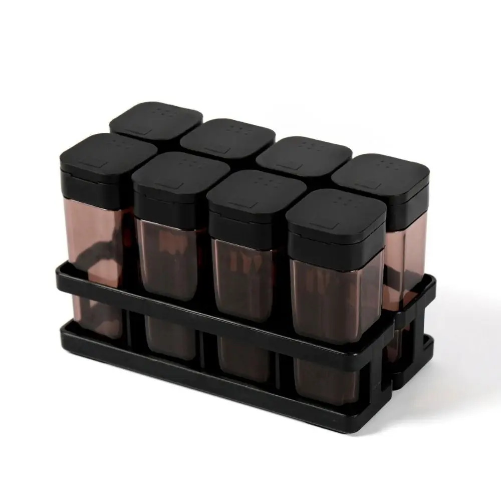 Description Picture 5 of item8Pcs Sealed Spice Storage Bottle Moisture-proof Household Seasoning Jars Set Space Saver Portable Seasoning Box Set