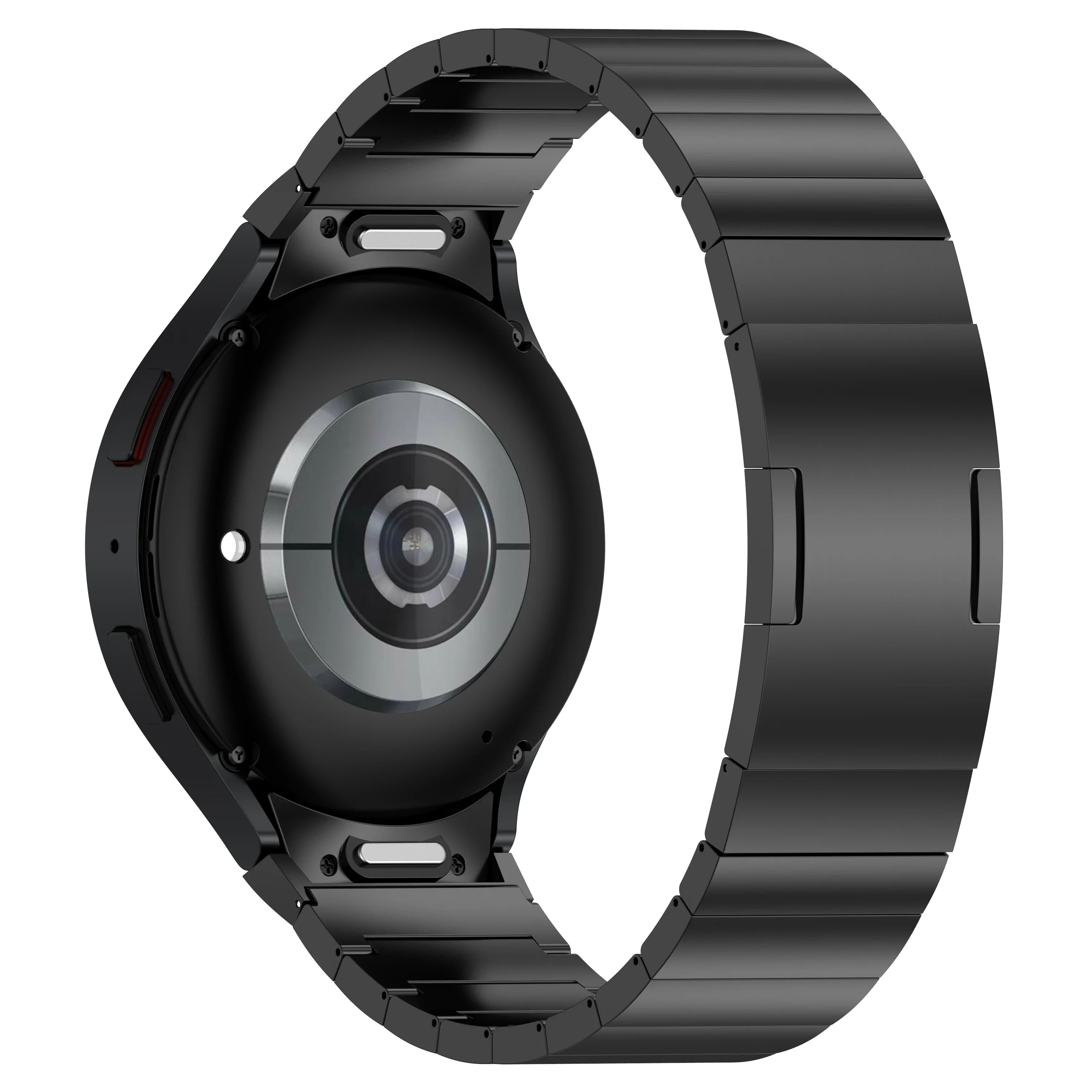 Click Easy-To-Fit Titanium Metal Band For Samsung Galaxy Watch 6 Classic 47mm/5 Pro 45mm/4 44mm 40mm No Gaps Link Bracelet Strap