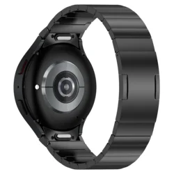 Click Easy-To-Fit Titanium Metal Band For Samsung Galaxy Watch 6 Classic 47mm/5 Pro 45mm/4 44mm 40mm No Gaps Link Bracelet Strap