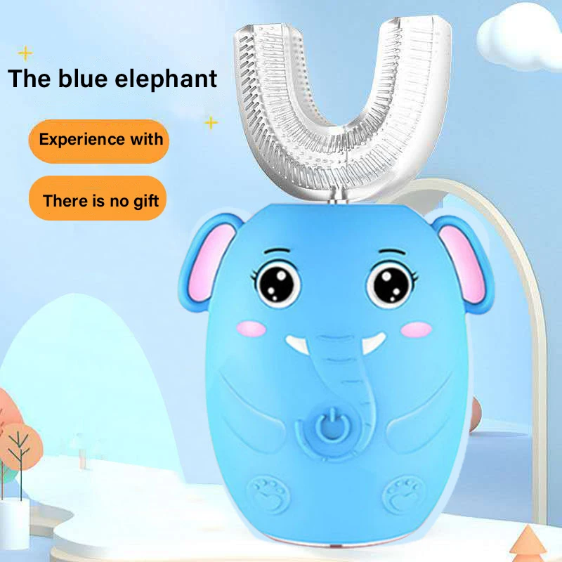 Intelligent Electric Toothbrush 360 Degrees for Children Silicone