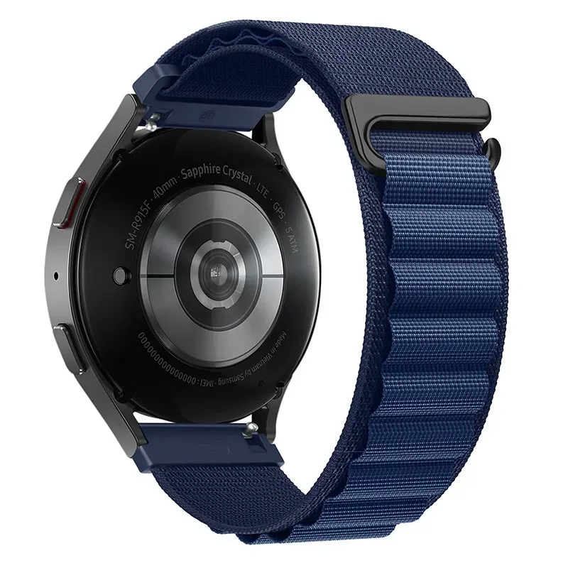 Durable Nylon Alpine Loop Strap, 20mm/22mm, for Smartwatch Bracelet Wristbands