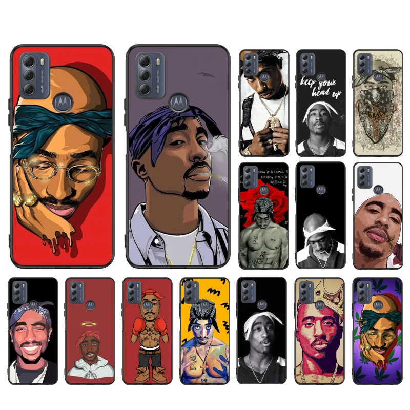 Custodia Per Telefono 2Pac Tupac Per Motorola Moto G9 Plus G7 G8 Play G7 Power G100 G20 G60 One Action Macro