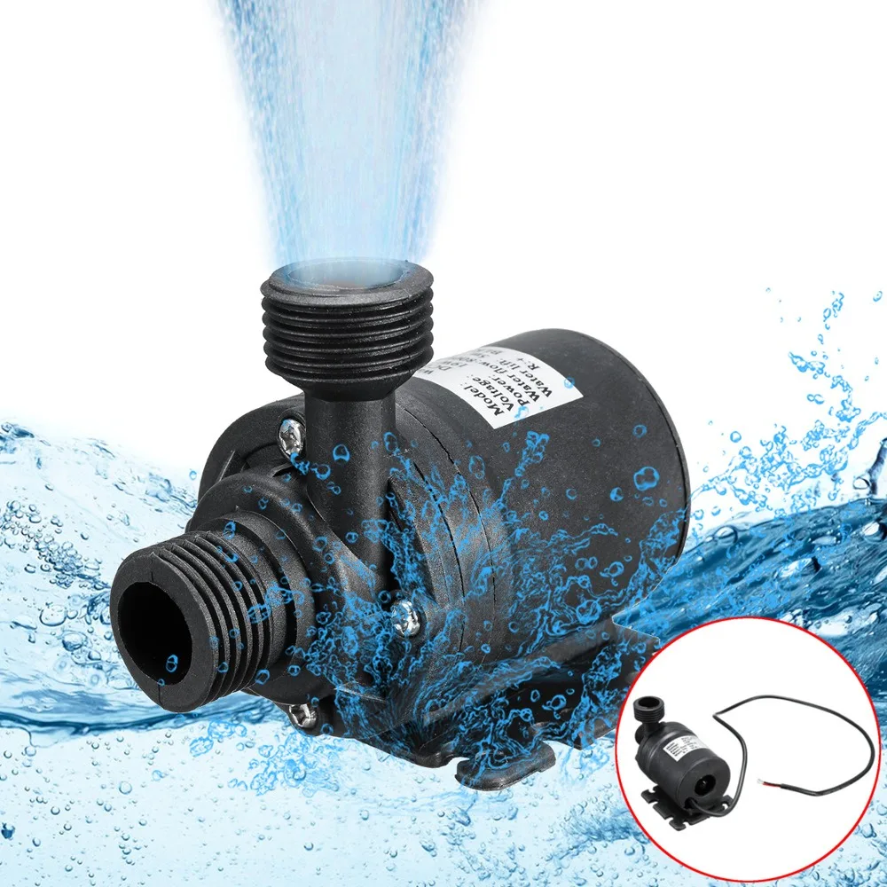 Aquarium Water Pump Ultra Quiet Mini Brushless Motor Submersible Adapter Pond Fountain For Fish Tank Separate Plug