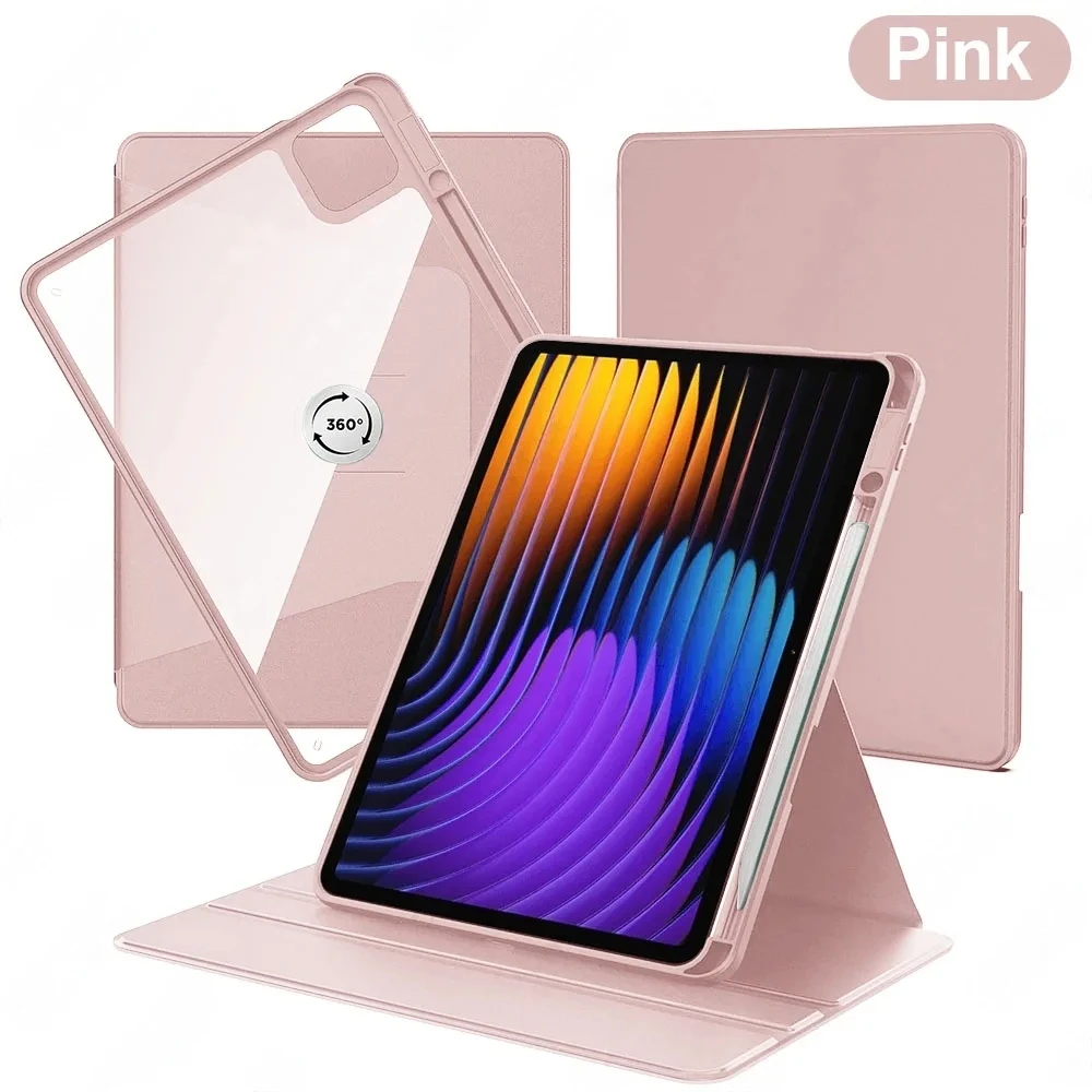 Acrylic Back Cover with 360° Rotation Stand